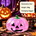 Roze glitter Halloween pompoen squishy, langzaam terugverend stressverlagend speelgoed. - Pompoen Squishy / 8.5cm / Roze