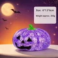 Μωβ αστραφτερό Halloween κολοκύθα squishy παιχνίδι άγχους με γέμιση μαλτόζης - Squishy Κολοκύθα / 8.5cm / Μωβ