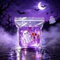 Παιχνίδι squishy φάντασμα Halloween μωβ τετράγωνο κύβο αργής επαναφοράς κατά του στρες - Στυλ Παγοκύβου Φάντασμα Halloween (4.5cm) / Μωβ