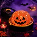 Φωτεινό παιχνίδι squishy κολοκύθας Halloween σε βάση για ανακούφιση από το άγχος - Ψωμάκι Halloween - Στυλ Κολοκύθα / 8.5cm / Πορτοκαλί