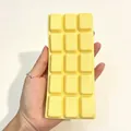 Jouet sensoriel mou bar de beurre à rebond lent pour soulager le stress au quotidien - Bloc de Chocolat Jaune / 1 Pièce / Jaune vif