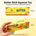 Jouet antistress créatif en forme de bâton de beurre coloré avec un rebond très lent. - Bâton de Beurre Marbré (13.5cm) / 1 Pièce / Marbré