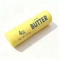 Jouet squishy créatif en forme de bâton de beurre jaune à montée lente anti-stress - Bâton de Beurre Cylindrique (13cm) / 1 Pièce / Jaune vif