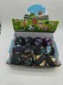 Lot de 12 balles rebondissantes en mousse PU colorées dans une boîte présentoir pour enfants - Lot de 12 / Camouflage Balle à Haut Rebond avec Dragonne