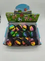 Lot de 12 balles rebondissantes colorées à haute élasticité dans une boîte de sport - Lot de 12 / Ciel Étoilé Balle à Haut Rebond avec Dragonne