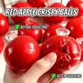 Juguete antiestrés con forma de manzana roja crujiente que muestra el efecto de apretar - Rojo China (Manzana Simulada) / A granel