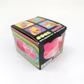 Soft pink maltose cat squishy squeeze toy in colorful 'Cool Cats' gift box packaging - Boxed Cat / 1 Piece / Pink