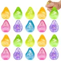 Colorful droplet-shaped maltose squishy toys for stress relief and sensory play - Small Aurora Water Drop Maltose Squishy - 1 Piece