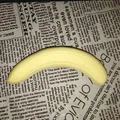 Realistisches gelbes Bananen-Squishy-Spielzeug aus weichem PU-Schaum zum Stressabbau. - Bananenfleisch