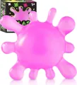 Ροζ squishy παιχνίδι σε σχήμα ιού, μαλακό αγχολυτικό με διακοσμητικό κουτί - Squishy ιός με μαλτόζη - Μοβ