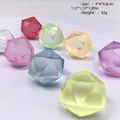 Jouet antistress créatif en forme de polyèdre translucide disponible en plusieurs couleurs - Squishy Diamant