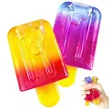 Colorful popsicle-shaped PU slow rebound squeeze toy for effective stress relief - Popsicle Shape / Transparent Gradient Random Color