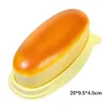 Realistic slow-rebound cheese bread squishy decompression toy, size 20x9.5x4.5cm - Jumbo Cheese Bread (B-28)