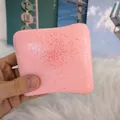 Soft pink toast squishy toy with red speckles, slow rebound stress relief product - Pink Thick Toast