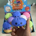Soft slow-rebound bun-shaped squishy fidget toys for stress relief and sensory play - Squeaky Steamed Bun-OPP Bag