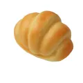Realistic golden PU slow rebound croissant squishy decompression toy for kids - Butter Bread