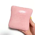 Super soft and moist pink butter toast squishy toy for slow rebound stress relief toy - Pink Toast