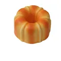 Realistic slow rebound PU Bundt cake squishy toy for stress relief and decoration - Honey Bread