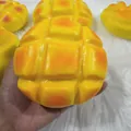 Soft slow rebound mango squishy toy in vibrant yellow for effective stress relief - Yellow Pineapple Bun (11*11) / Yellow