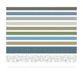 Set van 10 washi-tapes, thema Fontainebleau-bos voor DIY-dagboeken en scrapbooking - 10 Rollen Set / Bos van Fontainebleau
