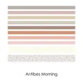 Set van 10 decoratieve washi-tapes in zachte pastelkleuren met streep- en stipmotieven - 10 Rollen Set / Antibes Ochtend
