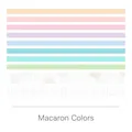 Decoratieve washi-tapeset van 10 rollen met zoete macaronkleuren en rasterpatronen - 10 Rollen Set / Macaron Kleur