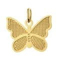 Schmetterlingsanhänger aus 18k vergoldetem Titanstahl für DIY Schmuckzubehör Projekte - Schmetterlingsanhänger / Schmetterling