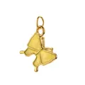 Elegant gold plated stainless steel butterfly pendant with yellow enamel for DIY jewelry making - Butterfly Shape (6)