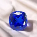High-quality lab-grown cushion cut cobalt blue spinel loose gemstone for jewelry - Cushion Cut / 5mm (Approx 0.6ct) / Cobalt Blue