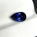 Lab-grown royal blue pear-shaped loose sapphire gemstone for jewelry making - Pear Cut / 3*5mm Approx 0.27ct