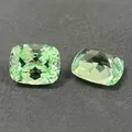 Zaffiro verde menta taglio cushion, gemma sciolta coltivata in laboratorio per gioielli - Cuscino / 5*7mm (Circa 1ct) / Verde menta