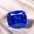 Cushion cut lab-grown cobalt blue spinel loose gemstone for custom jewelry making - Rectangular Cushion Cut / 6*8mm (Approx 1.5ct) / Cobalt Blue