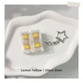 Porte-clés de décompression à interrupteur mécanique jaune citron - Citron d'Été (Commutateur Linéaire Clic)