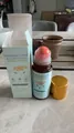 Frankincense and castor oil essential oil with rose quartz roller in blue packaging box - 50ml / Quartz Roller