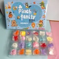 Detail of 24-piece squishy toy blind box set with colorful animal poke fun game box - Animal Theme Blind Box (Random Color) / 24-Piece Set