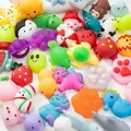 Collection de jouets mochi squishy souples aux formes colorées d'animaux et de fruits - Style Régulier Mixte / 1 Pièce