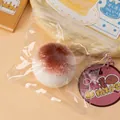 Zacht langzaam terugverend mochi squishy speelgoed met cacaopoeder in ritszakje - Chocolade mochi