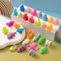 Assortiment kleurrijke mini dinosaurus mochi squishy speelgoed voor kinderen en stress - Dinosauriër Gemengde Stijl / 1 Stuk