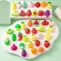 Collectie schattige gesorteerde fruit- en groente squishy speelgoed voor kinderen stress - Fruitmix / 1 Stuk