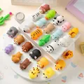 Assortiment mini dierlijke mochi squishy speelgoed voor kinderen stressverlichting in kleuren - Dierenmix / 1 Stuk