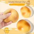 Aardappelvormig squishy speelgoed voor stressverlichting in natuurlijk geel - Aardappel