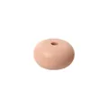 Premium 14mm fleshy pink silicone abacus bead for DIY jewelry making and pacifier clips - Light Bean Paste