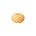 High quality 14mm light yellow abacus shaped silicone bead for DIY jewelry necklace - Khaki