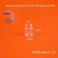 Miniature transparent plastic cup bottle dollhouse kitchen accessory DIY craft tool 1.7g - 32# Miniature Cup