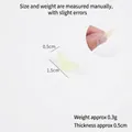 Miniature 1.5cm translucent yellow fruit segment for DIY food play decoration - 1.5cm Crescent Shape Hami Melon Chunk (1 Pc)