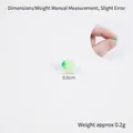 Miniature light green fruit DIY accessory with 0.6cm diameter and 0.2g weight for crafts - 0.7cm Mini Green Tomato (1 Piece)