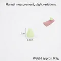 Miniature light green strawberry resin accessory for DIY handmade crafts and food play - 1.1cm Medium Green Strawberry (1 Piece)