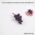 Racimo de uvas moradas en miniatura para manualidades y decoración - Racimo de Uva Morada / 1 Pieza (5.8cm)