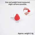 Fresa roja en miniatura para manualidades de comida DIY y accesorios creativos - Fresa Grande / 1.9cm