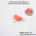 Gajo de naranja en miniatura realista para manualidades y accesorios de casa de muñecas - Rodaja de pomelo rojo anaranjado mediana / 1.9cm